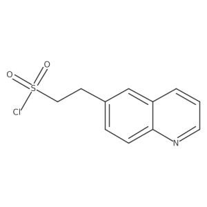 2-(Quinolin-6-yl)ethane-1-sulfonyl chloride结构式