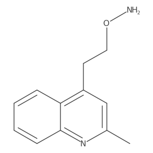 O-[2-(2-methylquinolin-4-yl)ethyl]hydroxylamine Structure