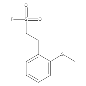 2-[2-(Methylsulfanyl)phenyl]ethane-1-sulfonyl fluoride结构式