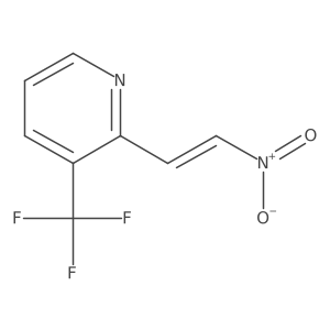 2-(2-Nitroethenyl)-3-(trifluoromethyl)pyridine结构式