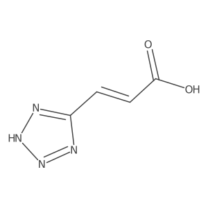 3-(1H-1,2,3,4-tetrazol-5-yl)prop-2-enoic acid结构式