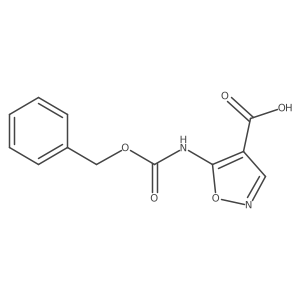 5-{[(Benzyloxy)carbonyl]amino}-1,2-oxazole-4-carboxylic acid结构式