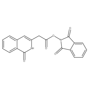 1,3-dioxo-2,3-dihydro-1H-isoindol-2-yl 2-(1-oxo-1,2-dihydroisoquinolin-3-yl)acetate Structure