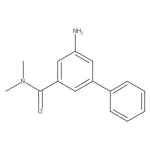 5-Amino-biphenyl-3-carboxylic acid dimethylamide Structure