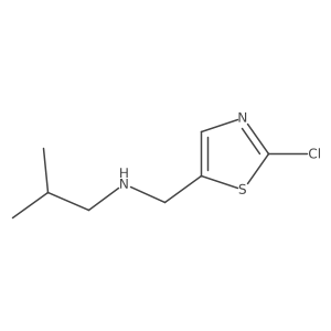 [(2-Chloro-1,3-thiazol-5-yl)methyl](2-methylpropyl)amine结构式