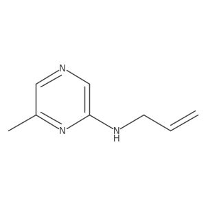 N-allyl-6-methylpyrazin-2-amine结构式