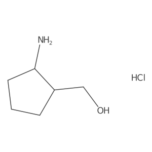 trans-(2-Amino-cyclopentyl)-methanol hydrochloride结构式