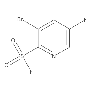 3-Bromo-5-fluoropyridine-2-sulfonyl fluoride结构式