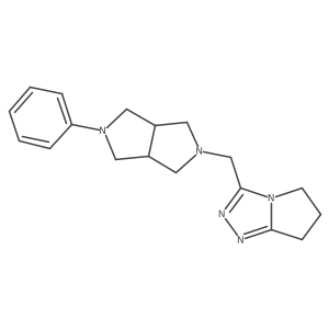 2-phenyl-5-({5H,6H,7H-pyrrolo[2,1-c][1,2,4]triazol-3-yl}methyl)-octahydropyrrolo[3,4-c]pyrrole Structure