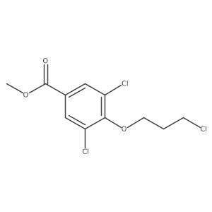 Methyl 3,5-dichloro-4-(3-chloropropoxy)benzoate结构式