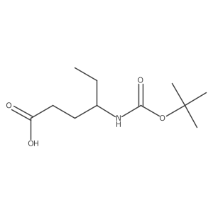(4S)-4-{[(tert-butoxy)carbonyl]amino}hexanoic acid Structure