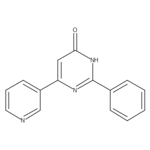 4-Hydroxy-2-phenyl-6-(3-pyridyl)pyrimidine Structure