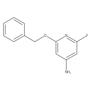 2-(Benzyloxy)-6-fluoropyridin-4-amine Structure