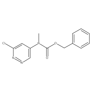 benzyl N-(6-chloropyridazin-4-yl)-N-methylcarbamate Structure