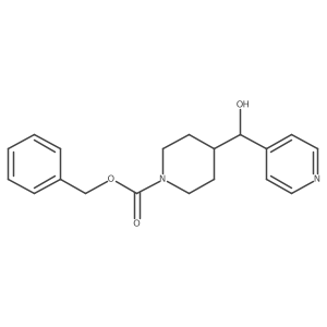 Benzyl 4-[hydroxy(pyridin-4-yl)methyl]piperidine-1-carboxylate结构式