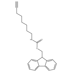(9H-fluoren-9-yl)methyl N-(oct-7-yn-1-yl)carbamate结构式