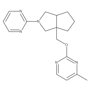 2-(3a-{[(4-Methylpyrimidin-2-yl)oxy]methyl}-octahydrocyclopenta[c]pyrrol-2-yl)pyrimidine结构式