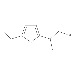 (R)-2-(5-Ethylthiophen-2-yl)propan-1-ol结构式