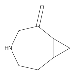 4-Azabicyclo[5.1.0]octan-2-one结构式