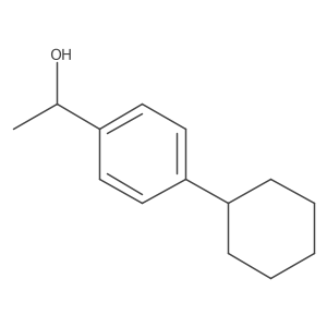 (1S)-1-(4-Cyclohexylphenyl)ethan-1-ol Structure