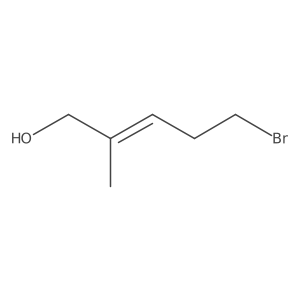 (E)-5-bromo-2-methylpent-2-en-1-ol Structure