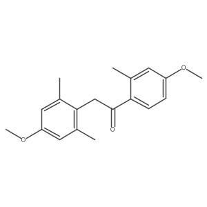 2-(4-Methoxy-2,6-dimethylphenyl)-1-(4-methoxy-2-methylphenyl)ethanone结构式