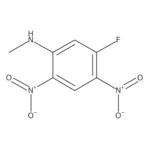 5-Fluoro-N-methyl-2,4-dinitrobenzenamine结构式