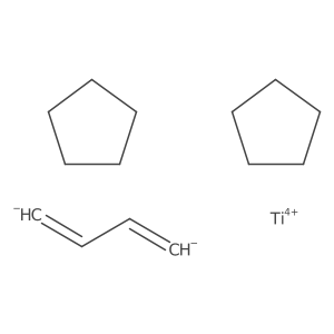 (1,3-Butadiene-1,4-diyl)bis(eta5-2,4-cyclopentadien-1-yl)titanium结构式