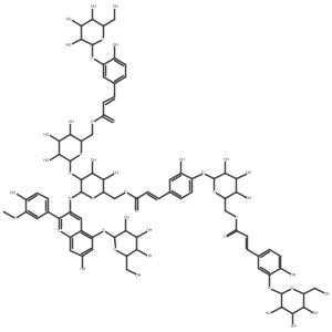 Heavenly blue anthocyanin Structure