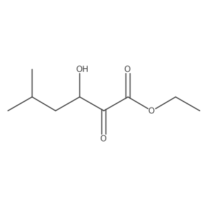 Ethyl 3-hydroxy-5-methyl-2-oxohexanoate Structure