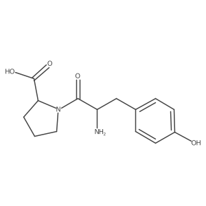 D-Tyrosyl-D-proline Structure
