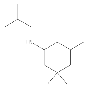 3,3,5-trimethyl-N-(2-methylpropyl)cyclohexan-1-amine Structure