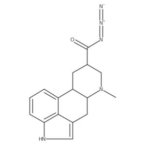 Ergoline-8-carbonyl azide, 6-methyl-, (8I+/-)-结构式
