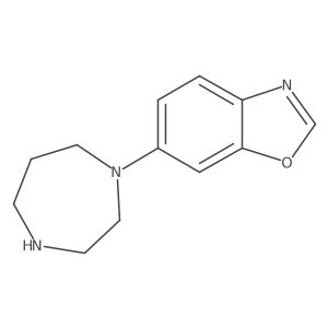 6-(Hexahydro-1H-1,4-diazepin-1-yl)benzoxazole结构式