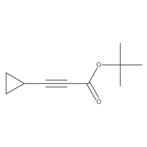 Tert-butyl 3-cyclopropylprop-2-ynoate Structure