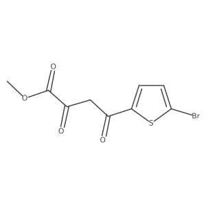 Methyl 4-(5-bromothiophen-2-yl)-2,4-dioxobutanoate Structure