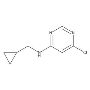 6-chloro-N-(cyclopropylmethyl)pyrimidin-4-amine Structure