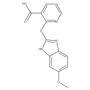 2-[(6-methoxy-1H-1,3-benzodiazol-2-yl)sulfanyl]pyridine-3-carboxylic acid Structure
