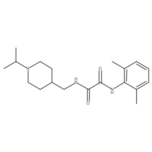 N1-(2,6-dimethylphenyl)-N2-((1-isopropylpiperidin-4-yl)methyl)oxalamide结构式