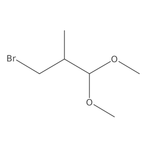 3-Bromo-1,1-dimethoxy-2-methylpropane Structure