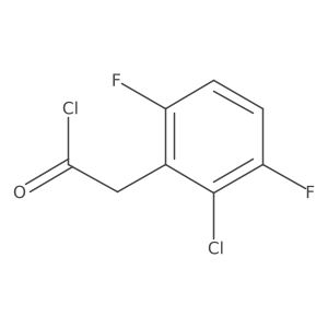2-Chloro-3,6-difluorobenzeneacetyl chloride结构式