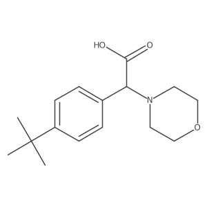2-(4-Tert-butylphenyl)-2-(morpholin-4-yl)acetic acid Structure