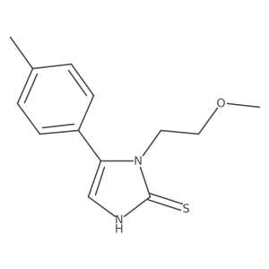 1-(2-methoxyethyl)-5-(4-methylphenyl)-1H-imidazole-2-thiol Structure