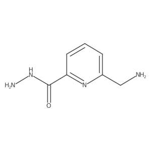 6-(Aminomethyl)pyridine-2-carbohydrazide结构式