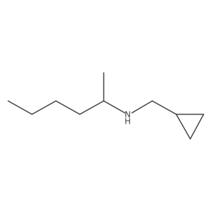 (Cyclopropylmethyl)(hexan-2-yl)amine结构式