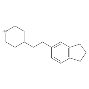 4-(2-(2,3-Dihydrobenzofuran-5-yl)ethyl)piperidine Structure
