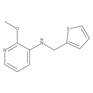 2-methoxy-N-(thiophen-2-ylmethyl)pyridin-3-amine Structure