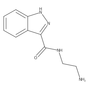 N-(2-aminoethyl)-2H-indazole-3-carboxamide结构式