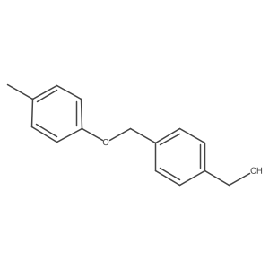 (4-((4-Methylphenoxy)methyl)phenyl)methanol Structure