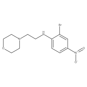 2-bromo-N-(2-morpholinoethyl)-4-nitroaniline Structure